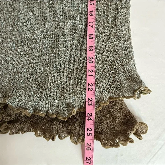 Tanami Layered Open Weave Knit Stretchy Sleeveless Pullover Tank Top EUC O/S - Picture 16 of 16